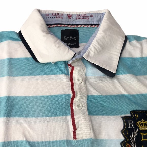 ZARA Collection Gold Rush Royal Experience Polo M - Picture 5 of 11